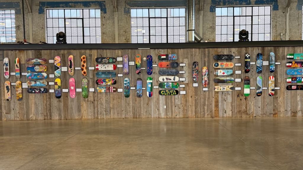 Be You Skateboard exposition at the Horticulture Building at Lansdowne